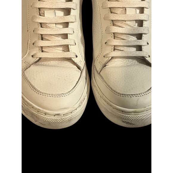 Suitsupply White Leather Sneakers •Men 39/ 6• Shoes Low Top Casual $255 - Picture 2 of 11